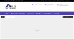 Desktop Screenshot of grefer-immobilien.de