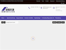 Tablet Screenshot of grefer-immobilien.de